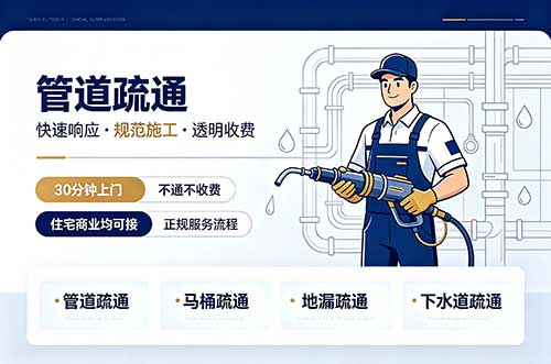 鹿泉管道疏通
