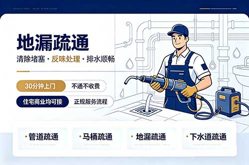 鹿泉地漏疏通